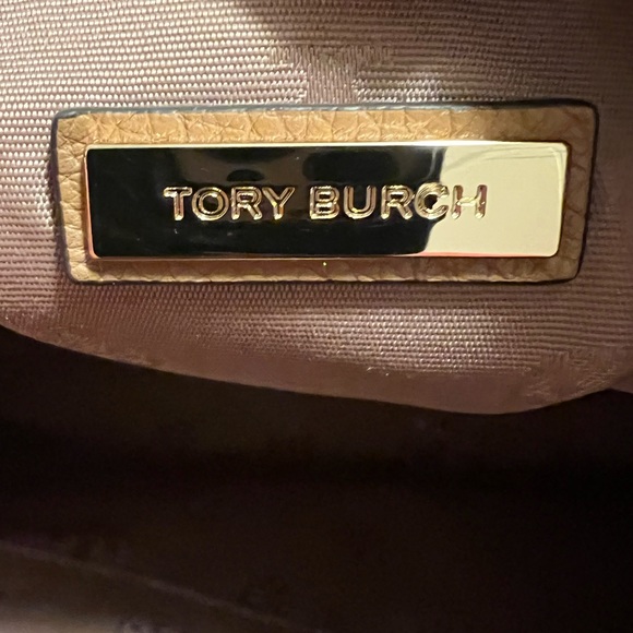 Tory Burch Pebbled Leather Hobo Tote - Picture 5 of 9